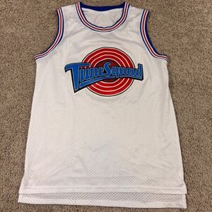 Unbranded Tune Squad Basketball Jersey Mens Small White Good Bugs Bunny 1 Mesh